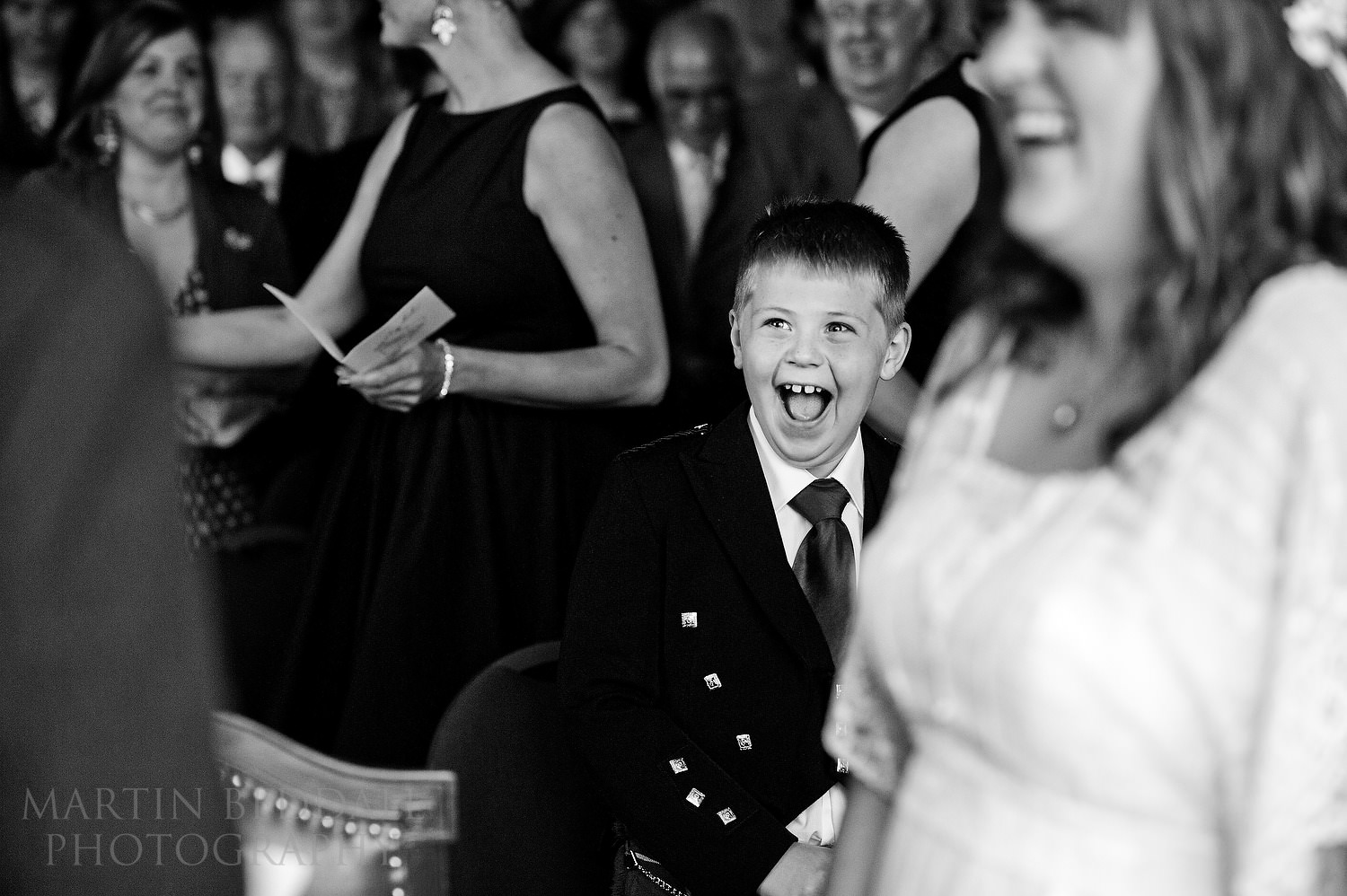 Reaction to the kiss