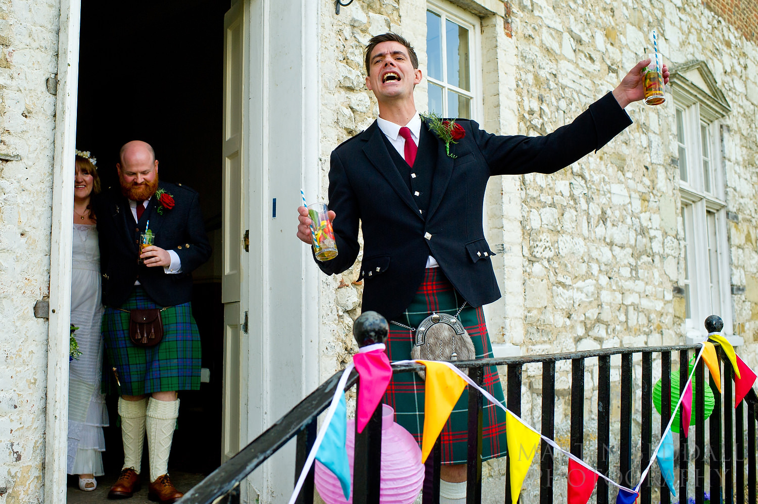 Bride and groom announced