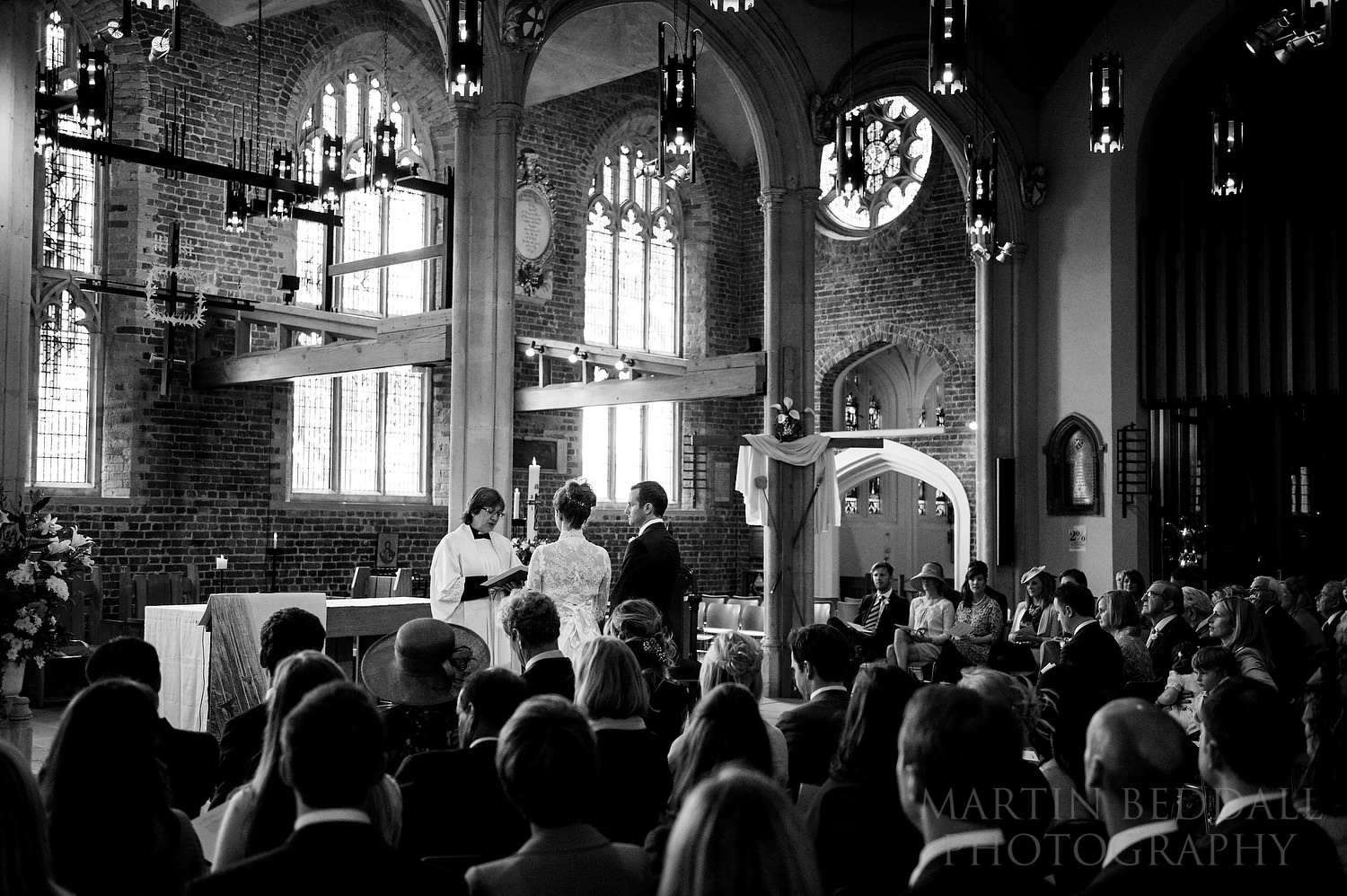 St Mary the Virgin church in Putney wedding