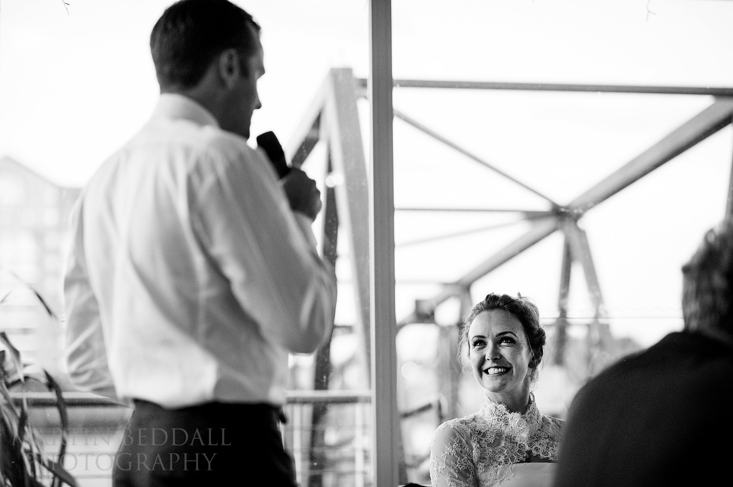 Groom's speech at Westminster Boating Base