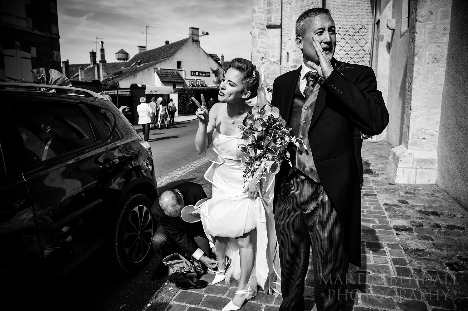 Anglo-French wedding reportage