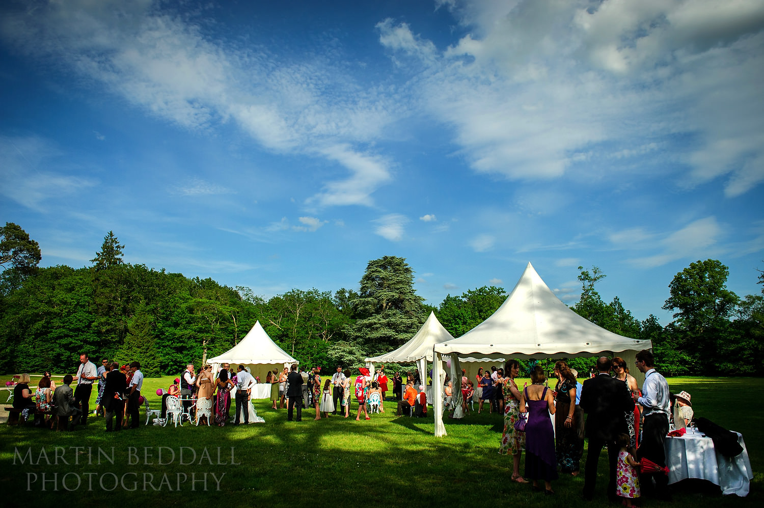 Wedding reception at Chateau Villette