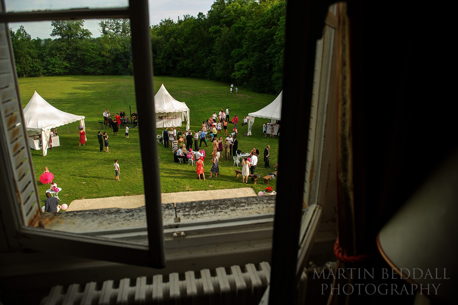 Anglo-French wedding reception at Chateau Villette
