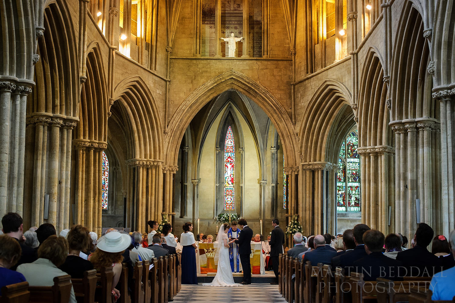 Pershore Abbey wedding ceremony
