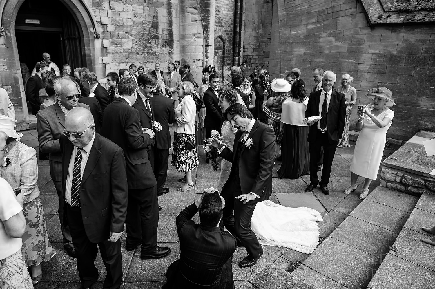 Pershore Abbey wedding reception