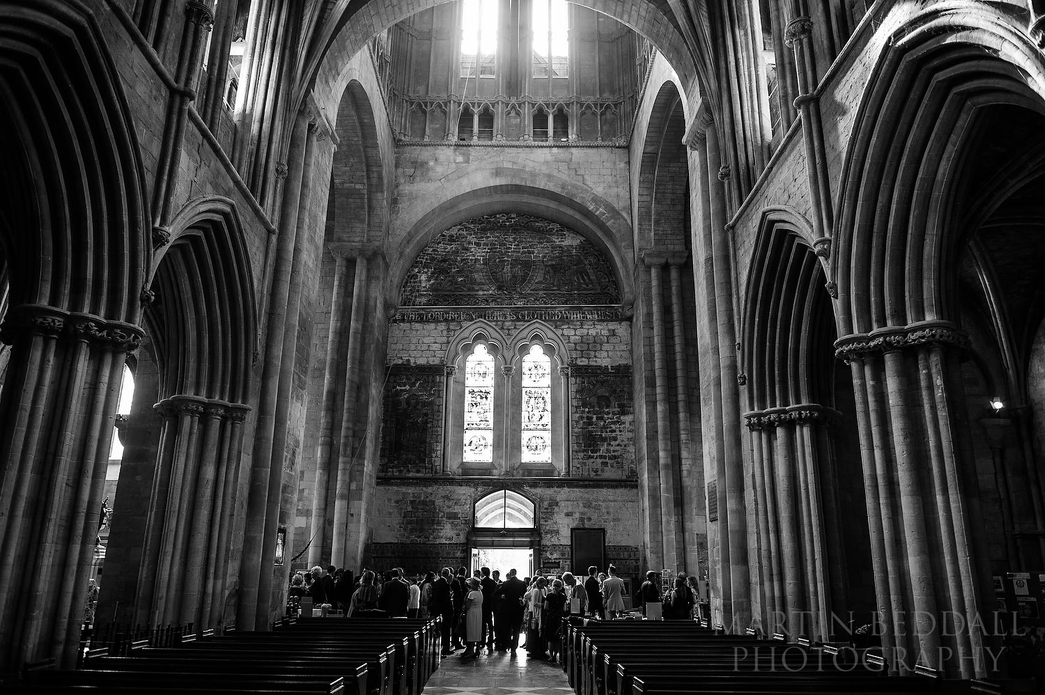 Reception in Pershore Abbey