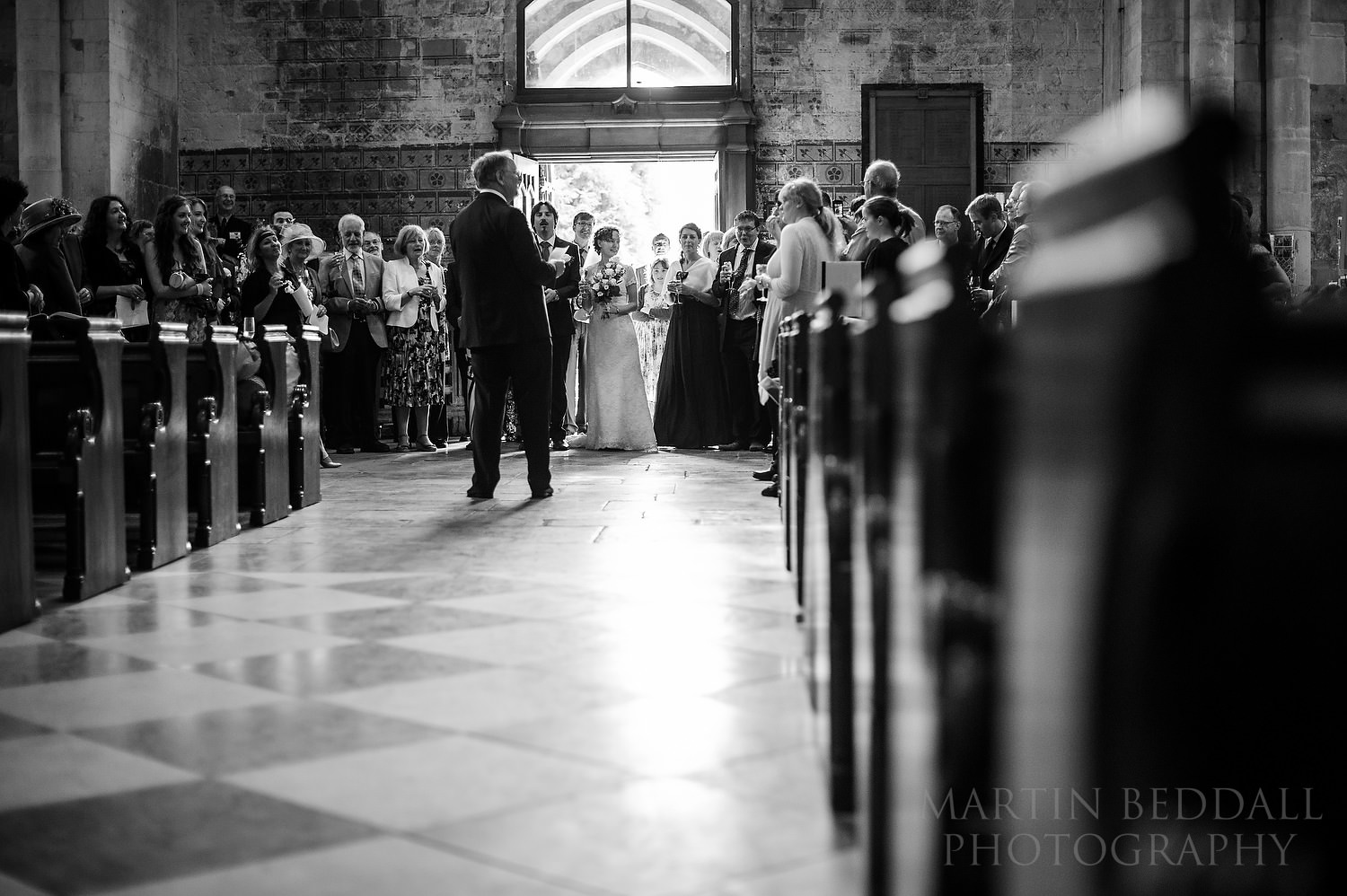 Father of the bride speech in Pershore Abbey