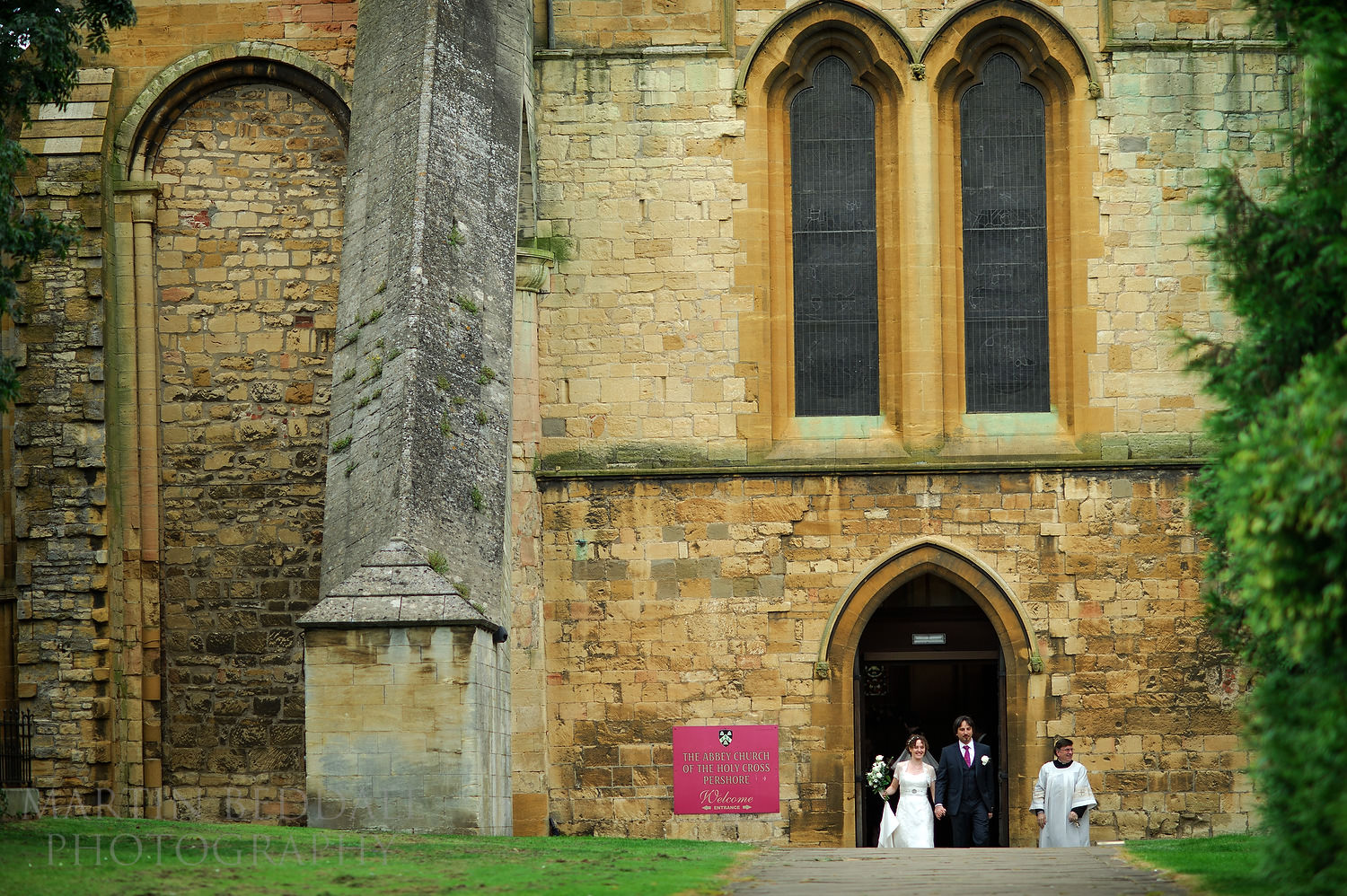 Pershore Abbey wedding