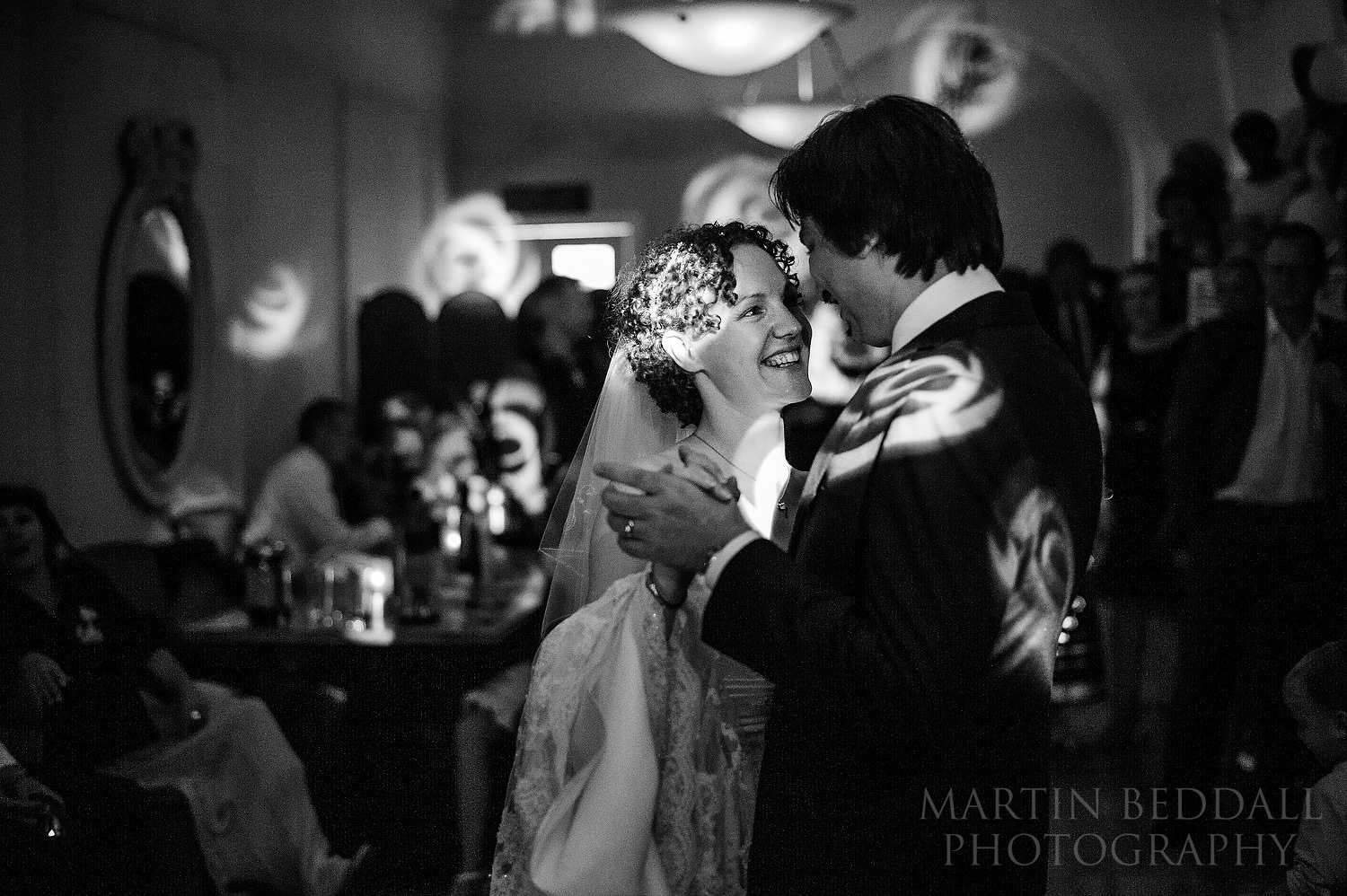 First dance in Belle House restaurant in Pershore