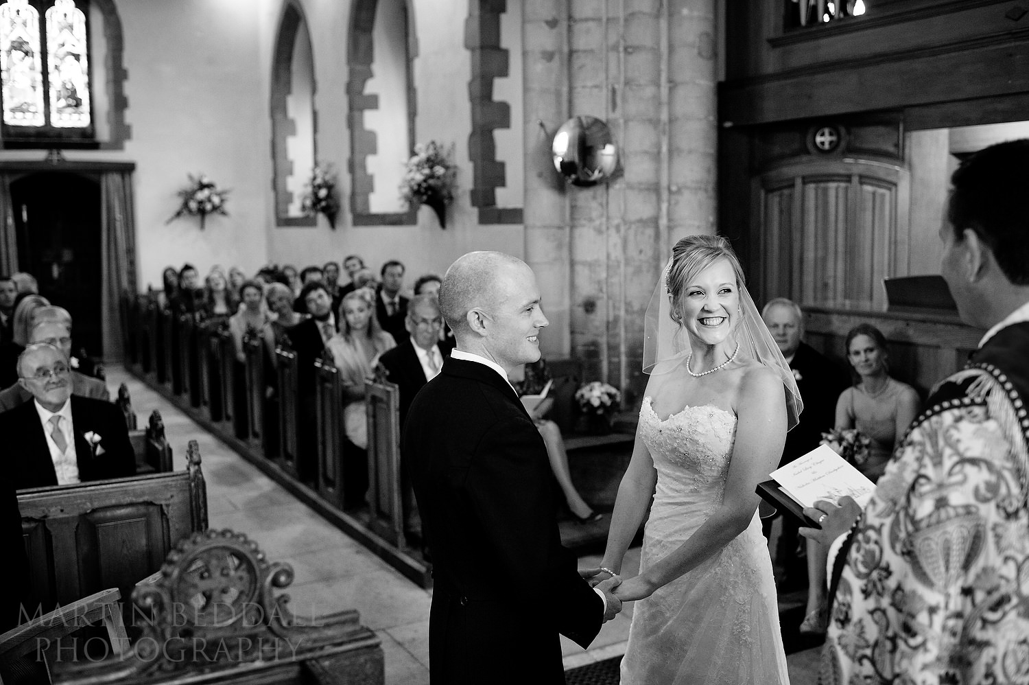 Wedding ceremony at Ditchling church