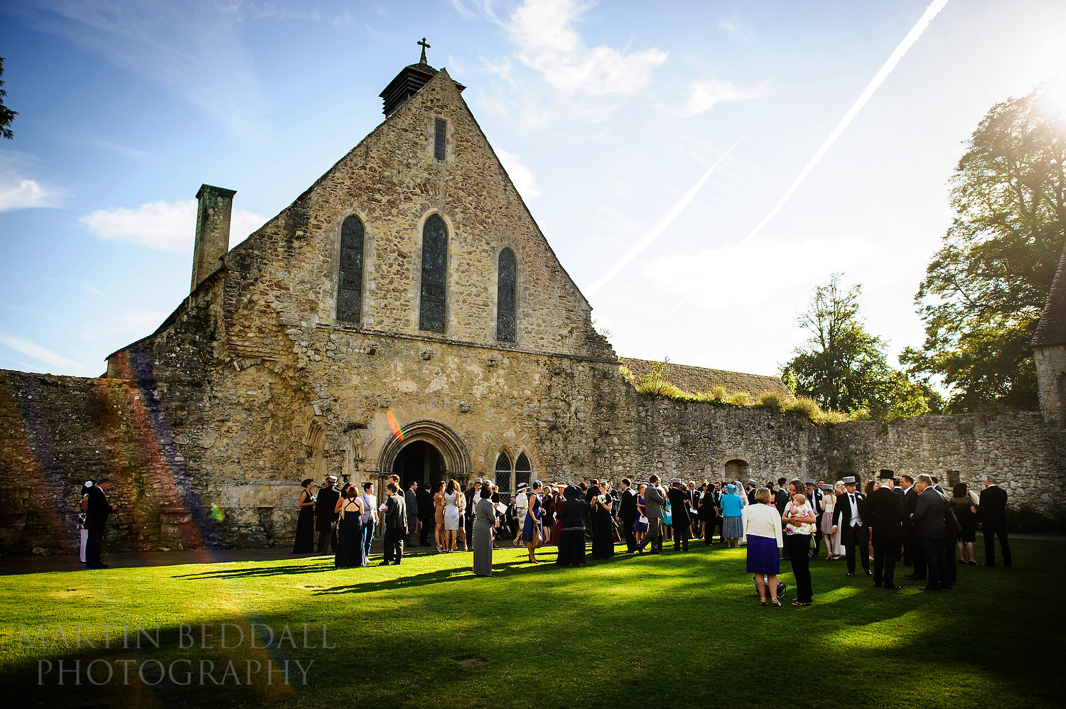 Beaulieu Abbey church wedding reception