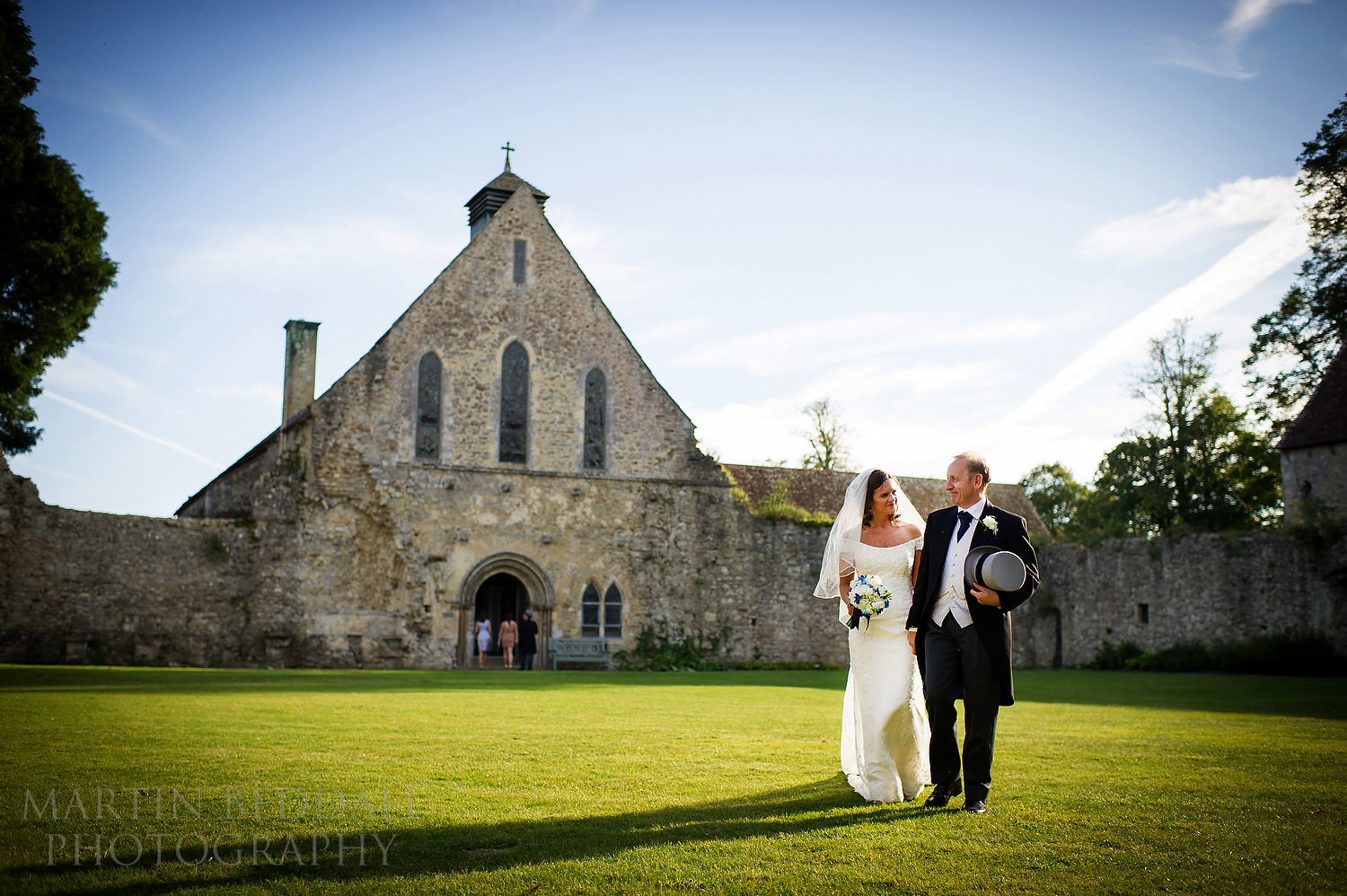 Beaulieu Abbey church wedding