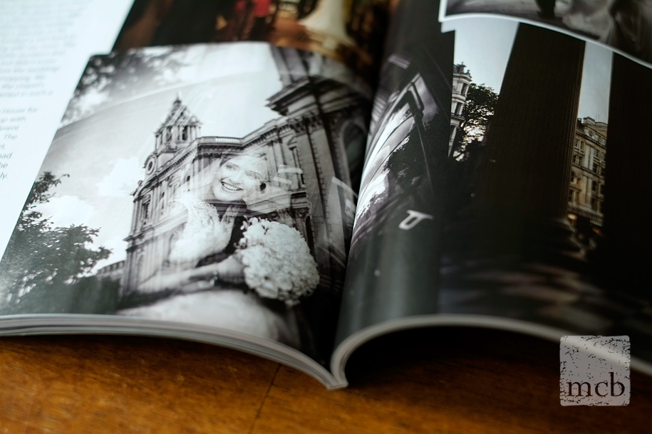 award wiining wedding photography by Martin Beddall in wedding magazine