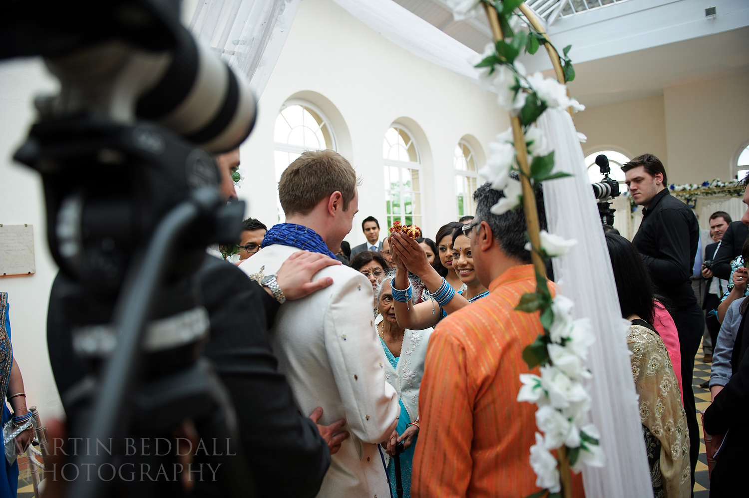 Start of the indian wedding ceremony