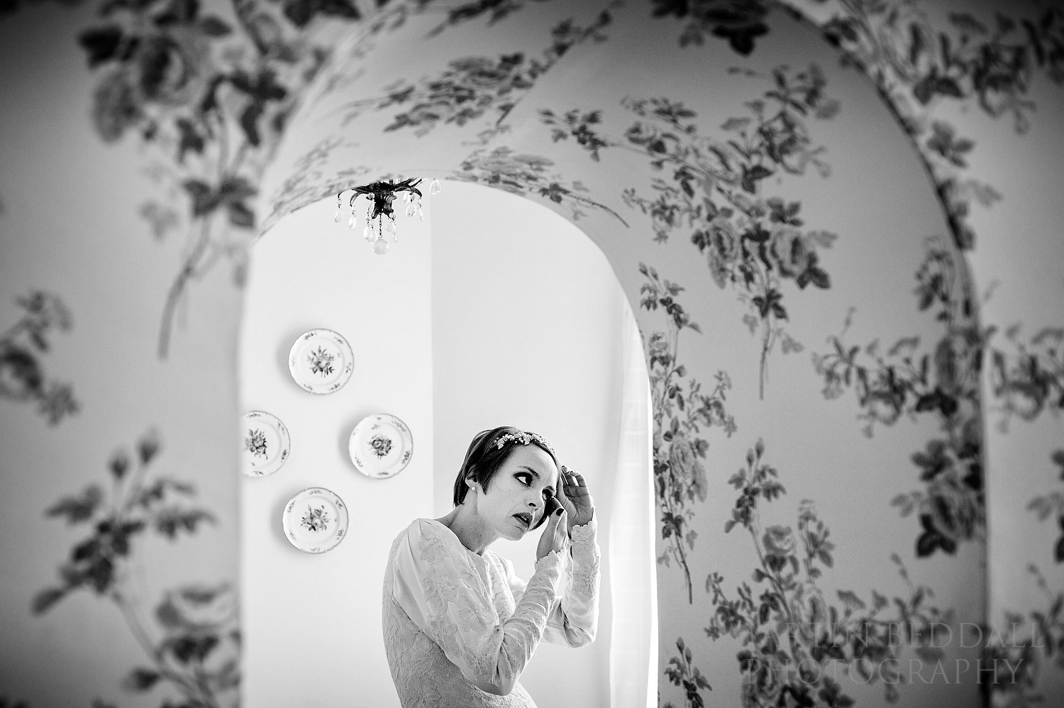 Wadhurst Castle bride getting ready