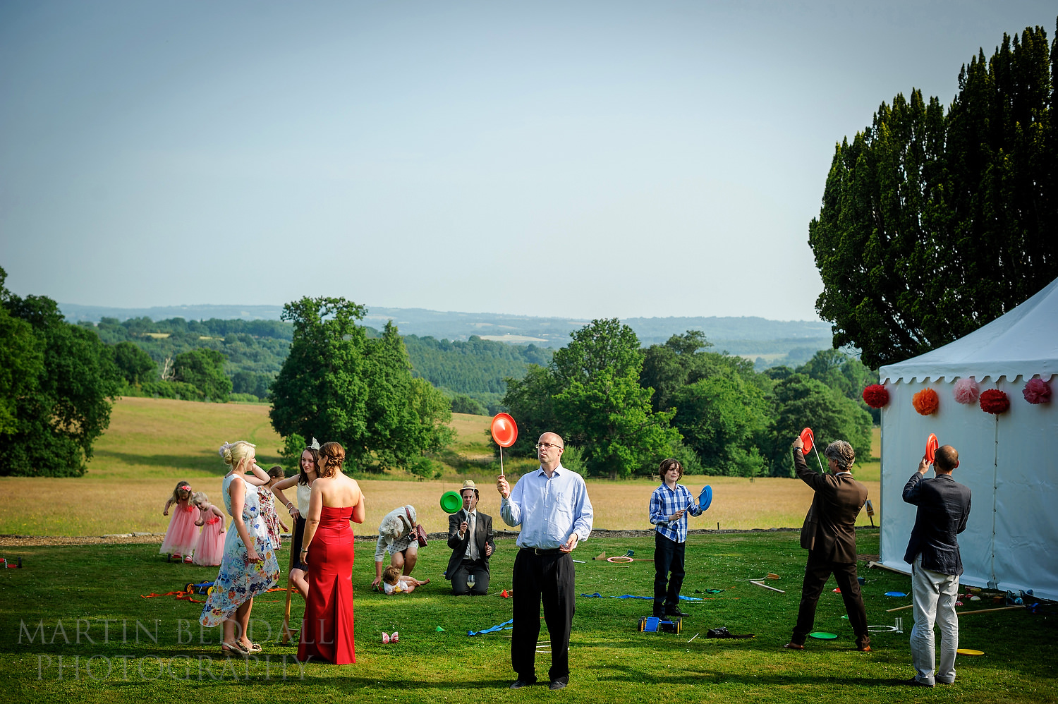 Games at Wadhurst Castle wedding reception