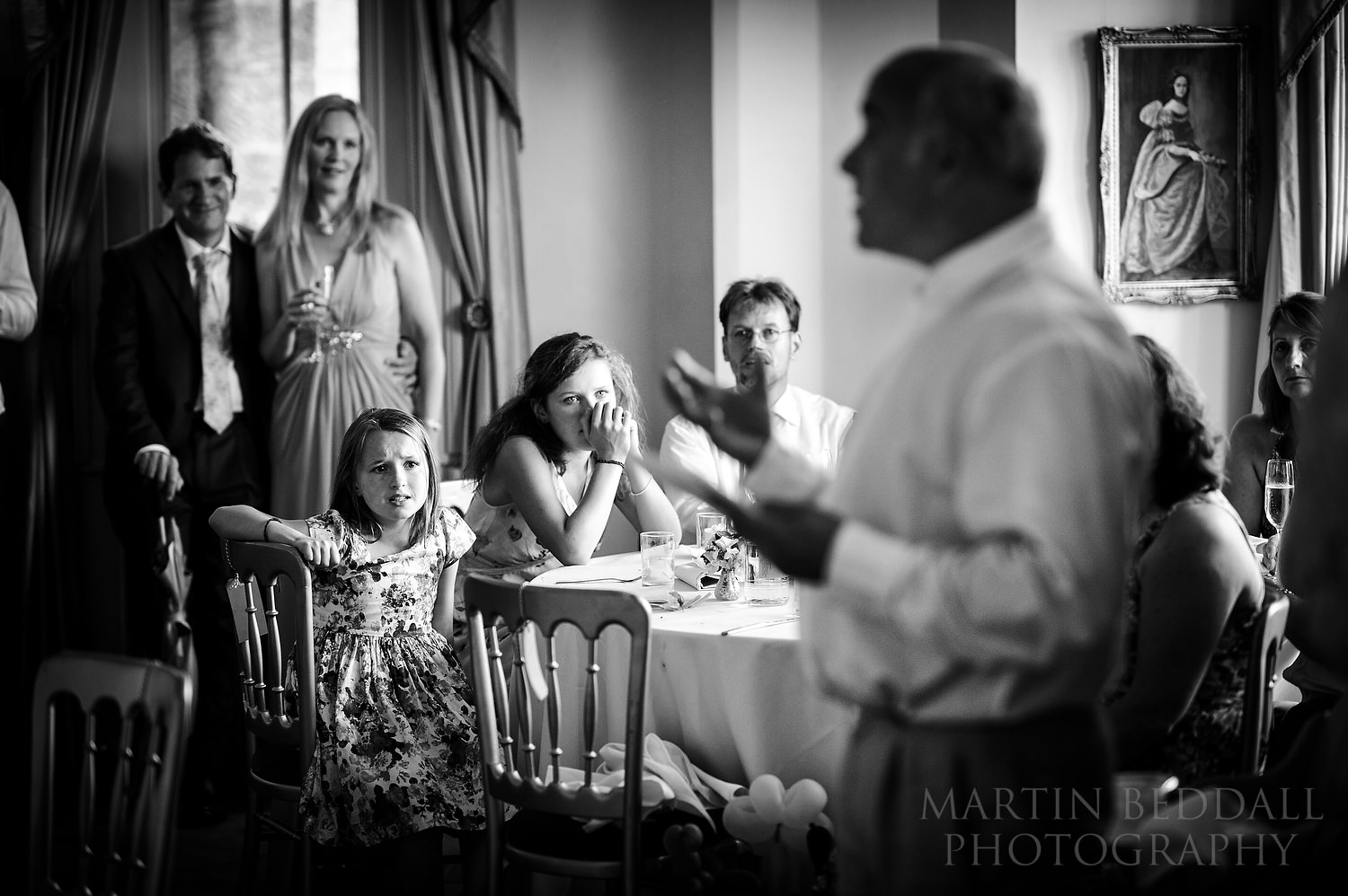 Wedding speech at Wadhurst Castle