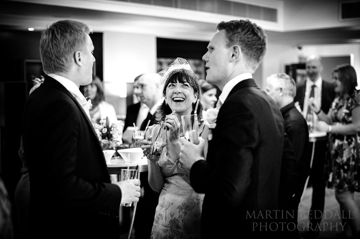 Wedding reception at the Sofitel hotel in London