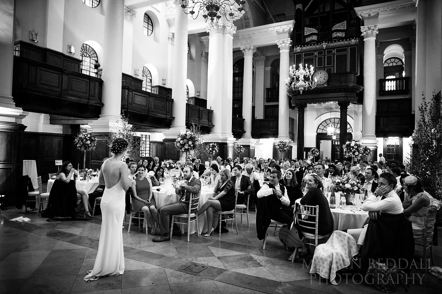 Bride's speech at Christ Church in Spitalfields