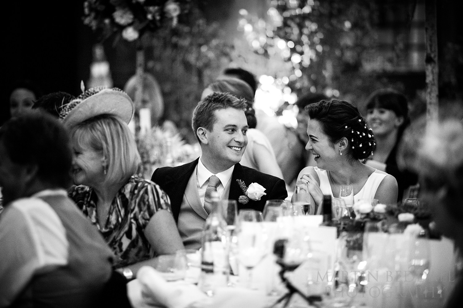 Wedding speeches at Christ Church in Spitalfields