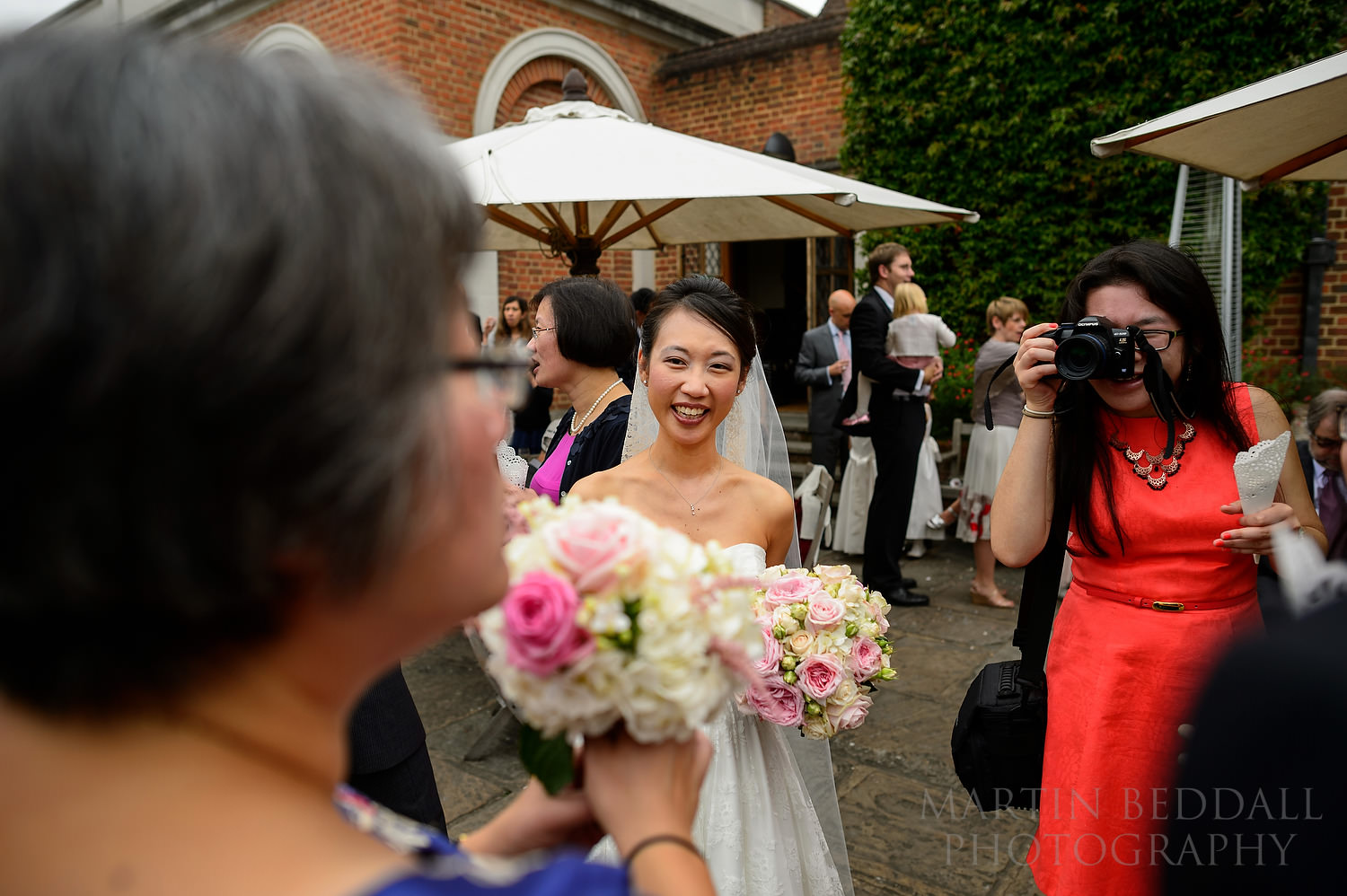 Great Fosters wedding reception