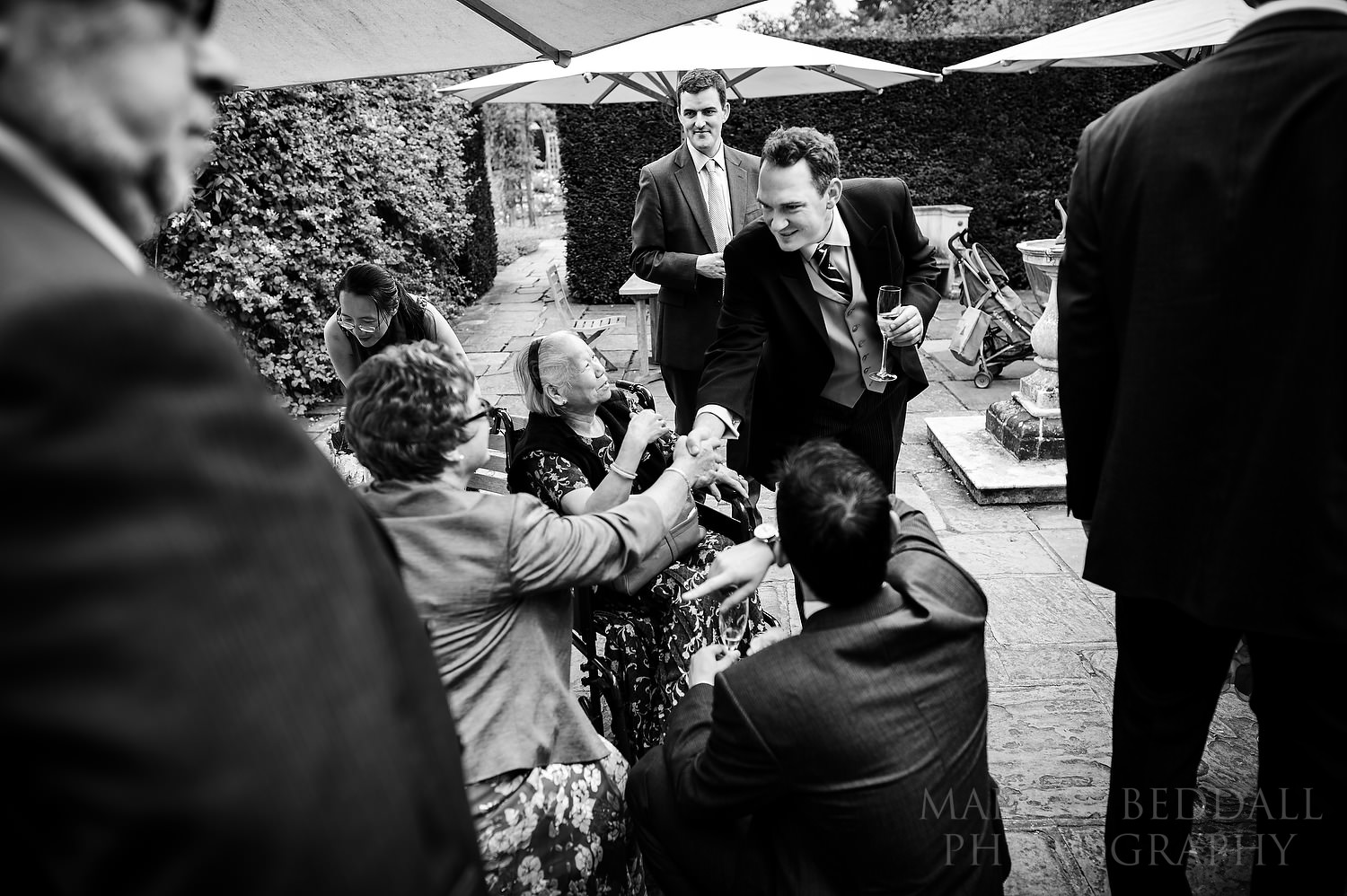 Great Fosters wedding reception reportage