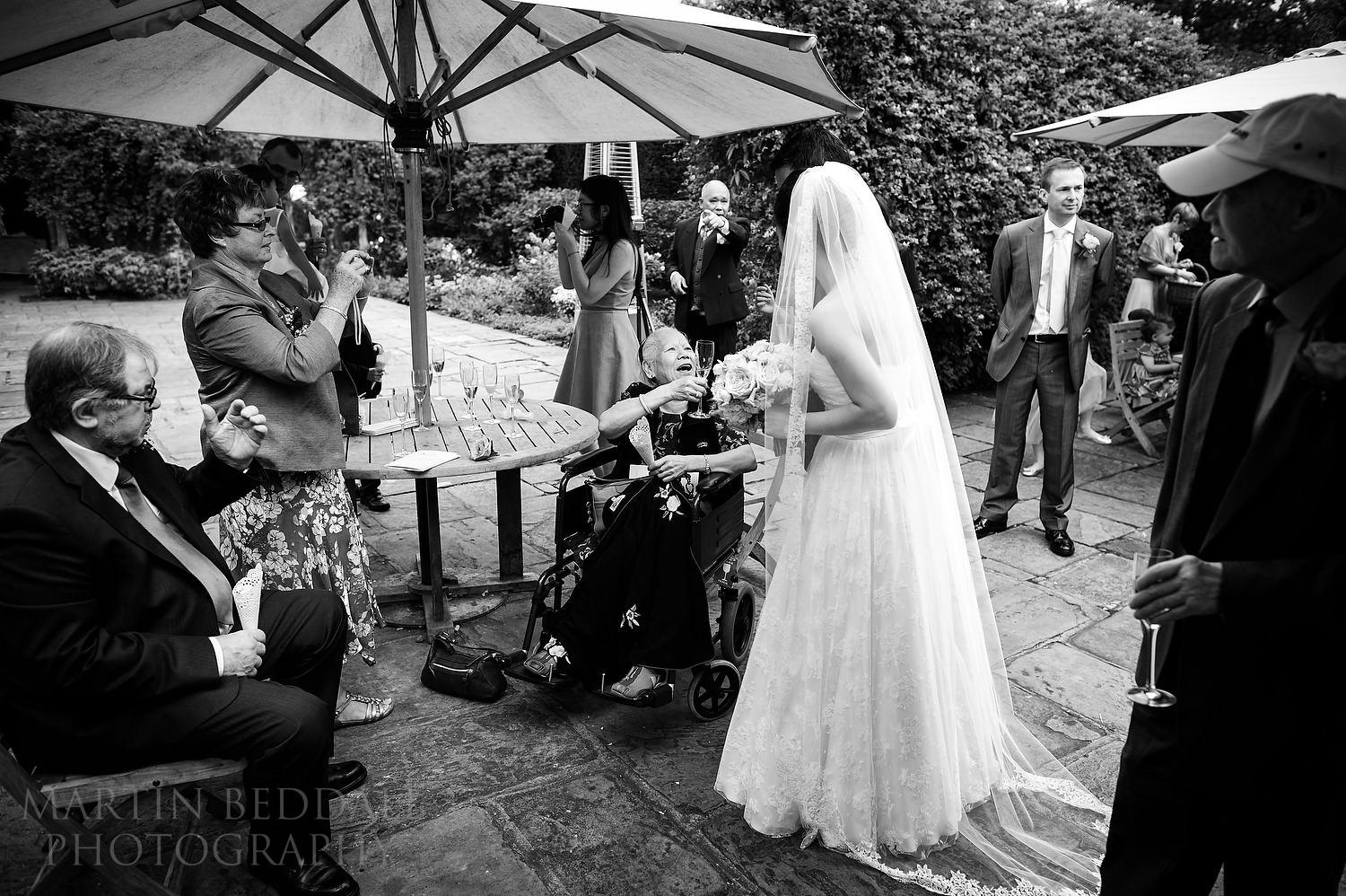 Great Fosters wedding reception reportage photography