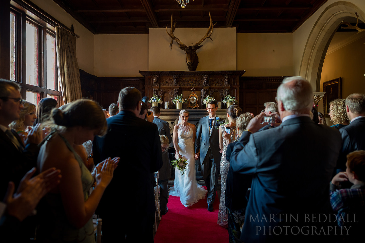 Huntsham Court wedding in the Great Hall