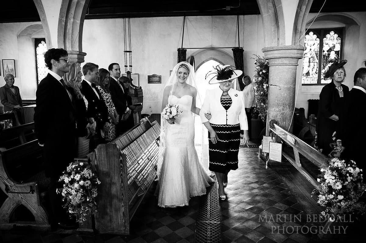 Buxted church wedding starts
