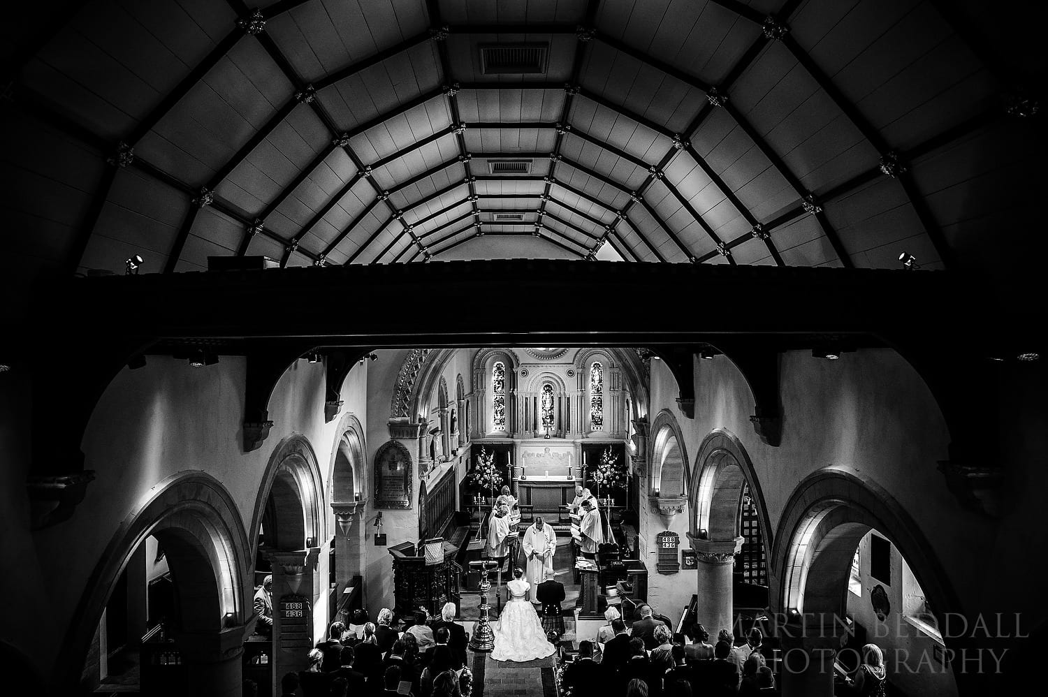 Wedding at a church in Surrey