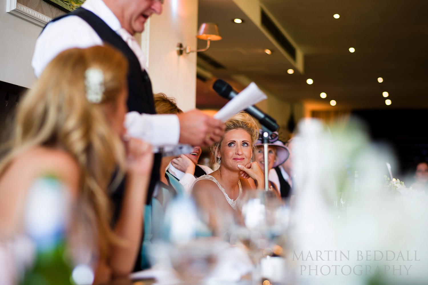 Speeches at Russets wedding
