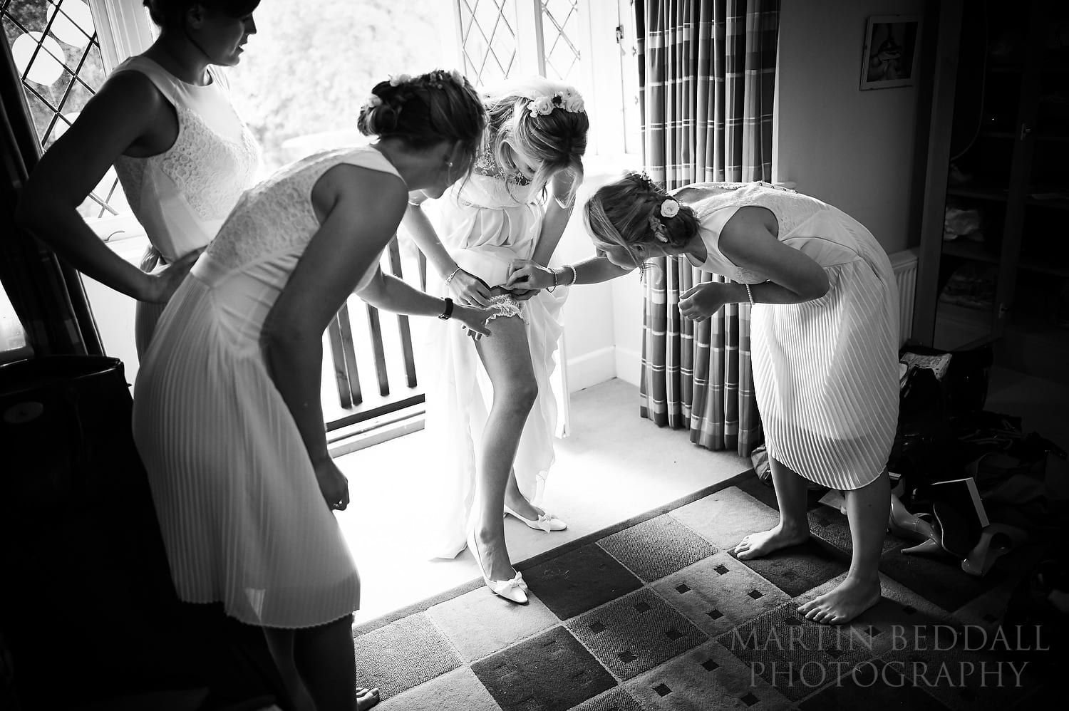 Bride's wedding garter