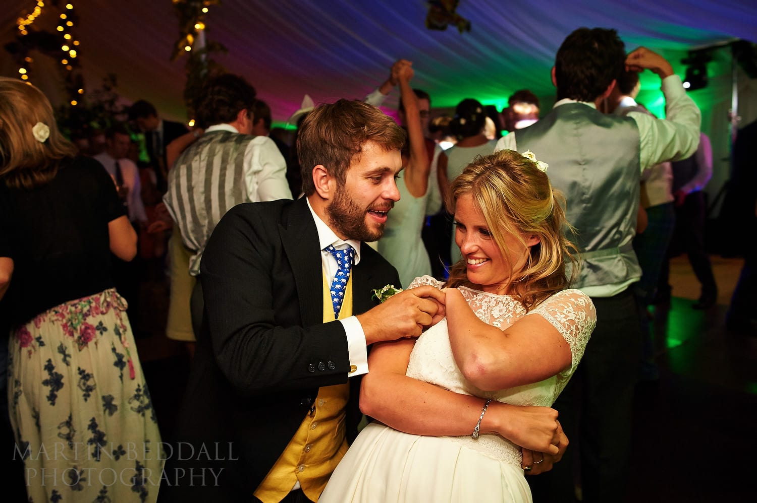 Couple on the dance floor