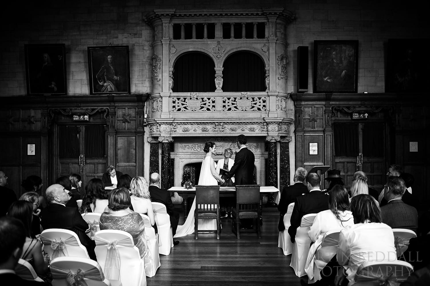 Oxford Town Hall wedding ceremony
