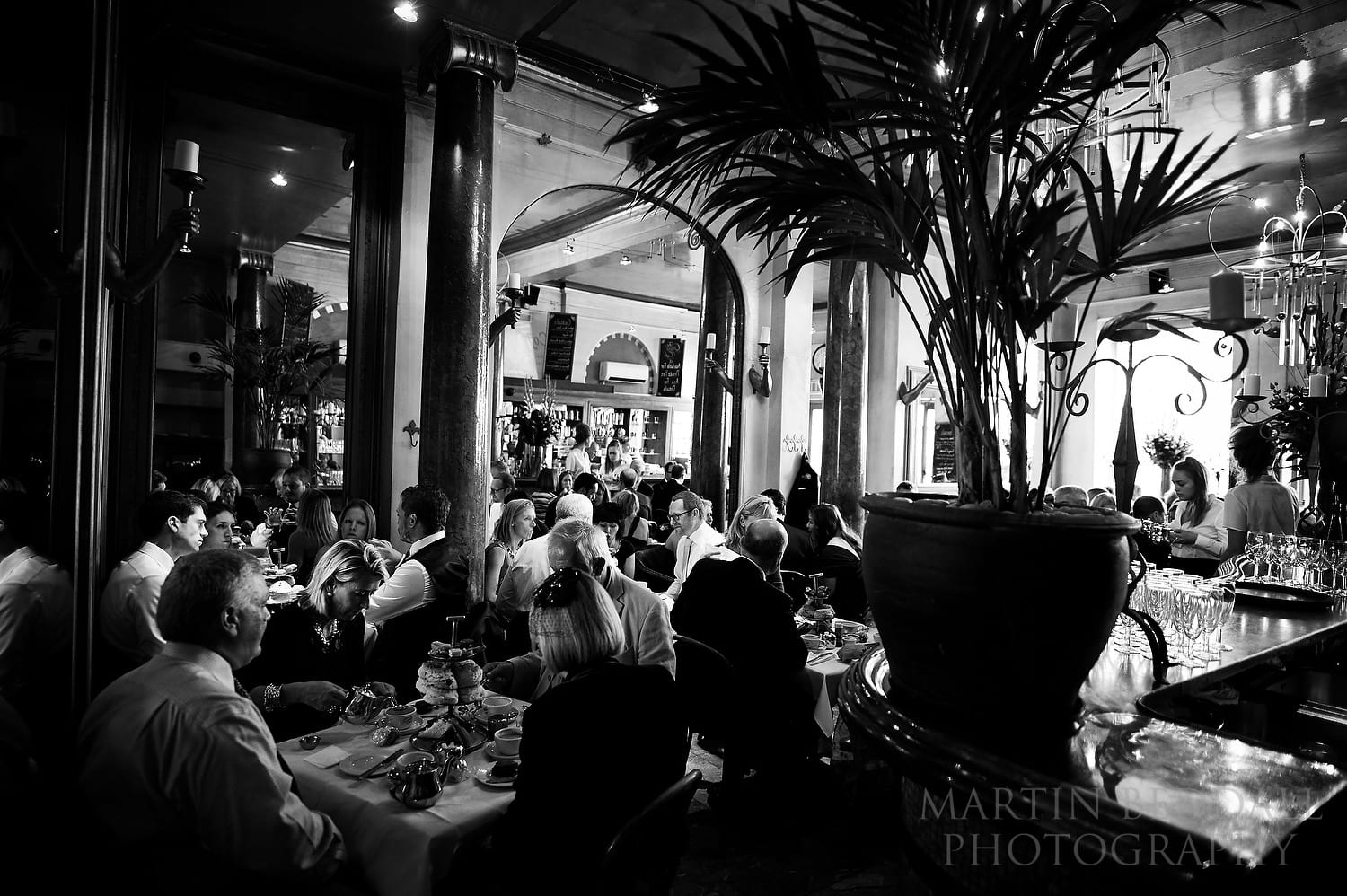 Wedding reception at the Grand Café on Oxford High Street