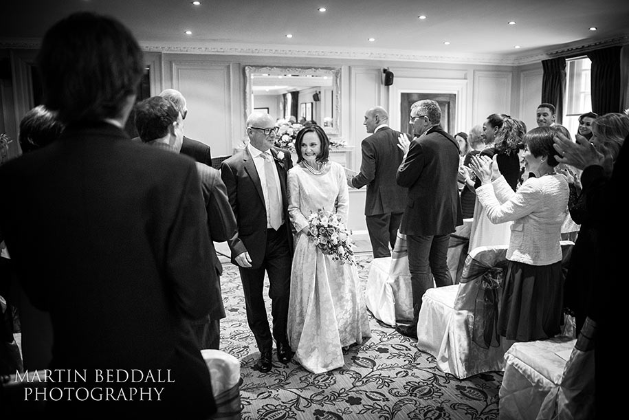 Wedding ceremony at Gorse Hill hotel in Surrey