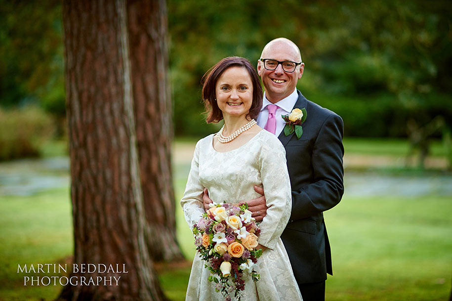 Bride and groom portrait at Gorse Hill hotel