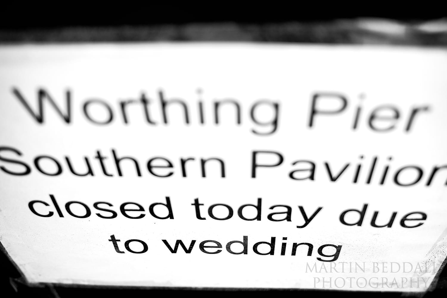 Worthing Pier wedding