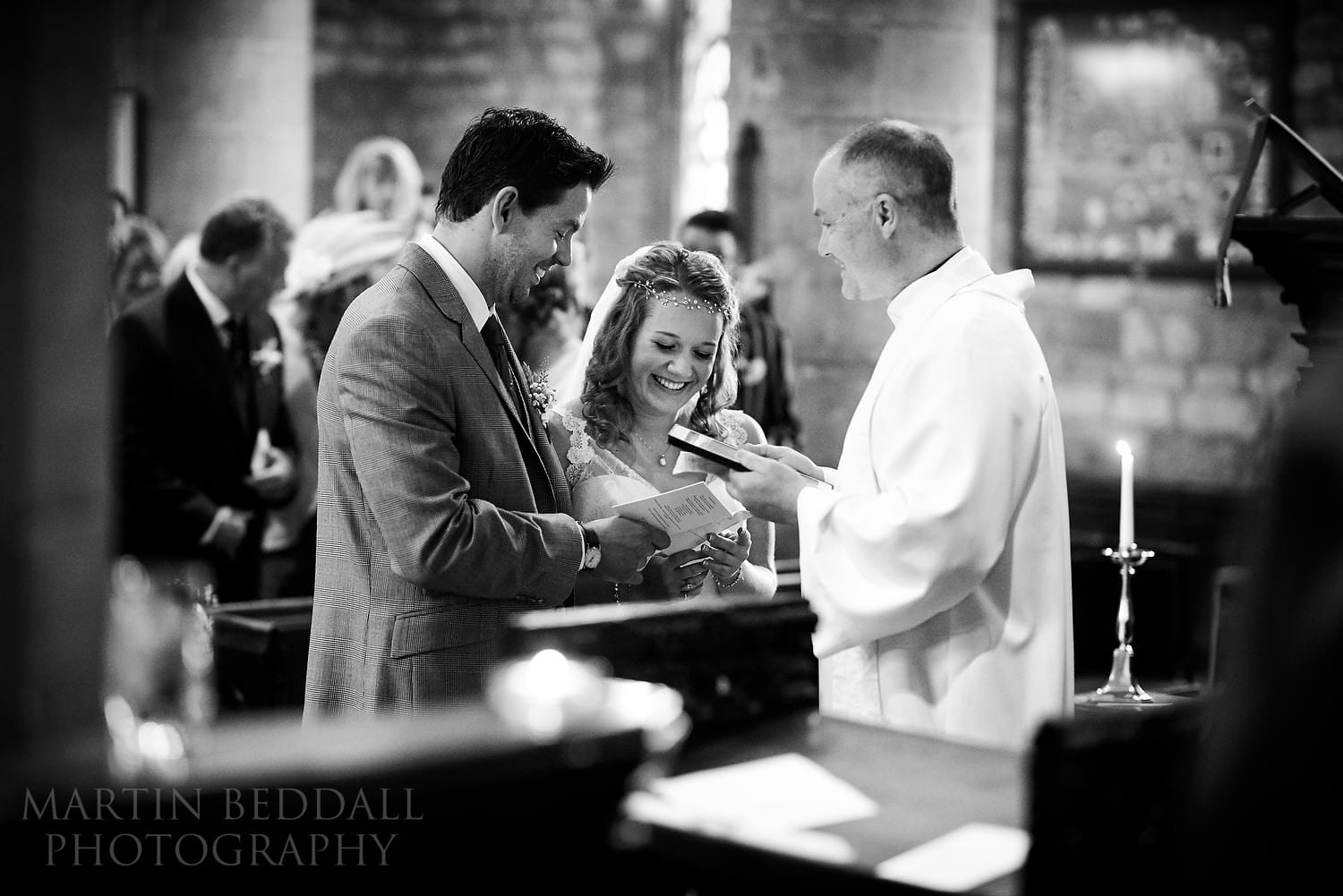 Yorkshire wedding ceremony