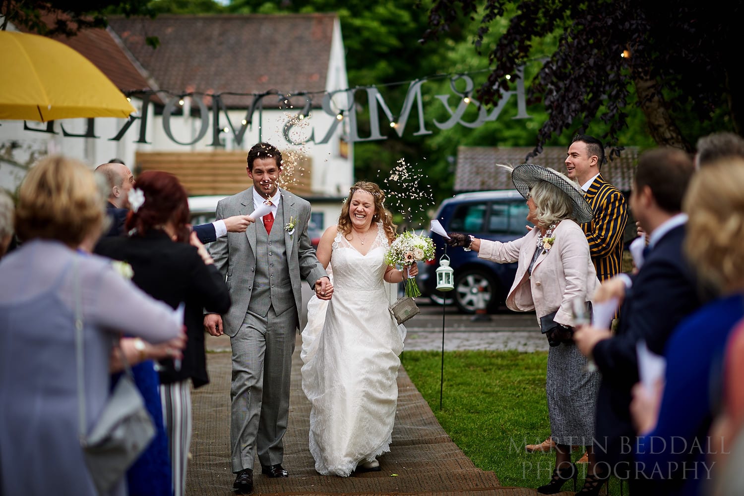 Yorkshire wedding confetti