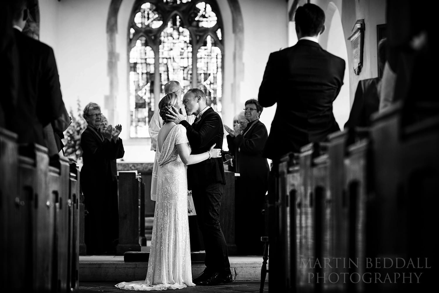 Wedding ceremony at Boldre church