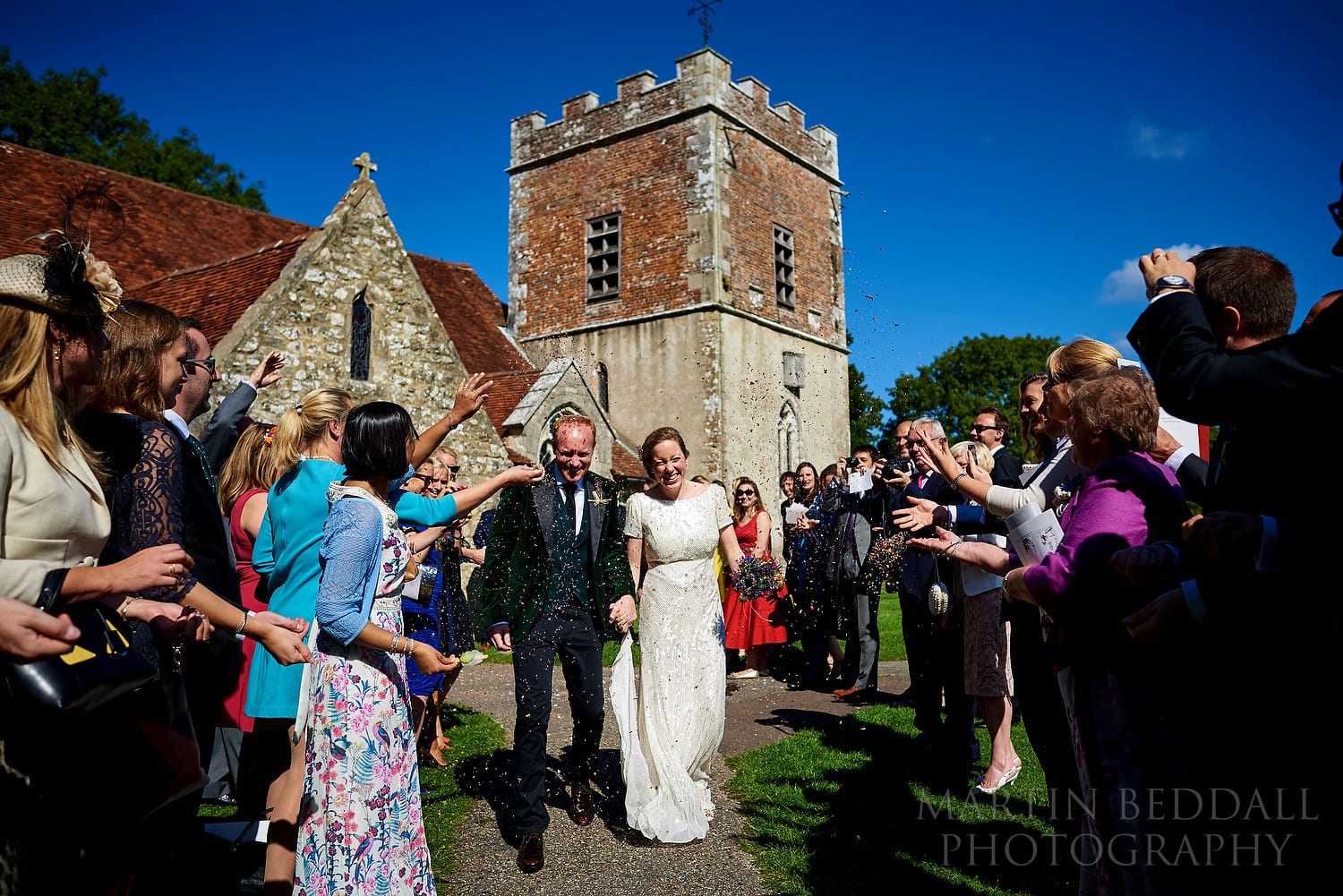 Boldre church confetti