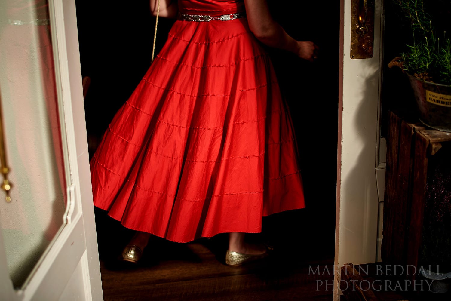 Sunny September wedding skirt