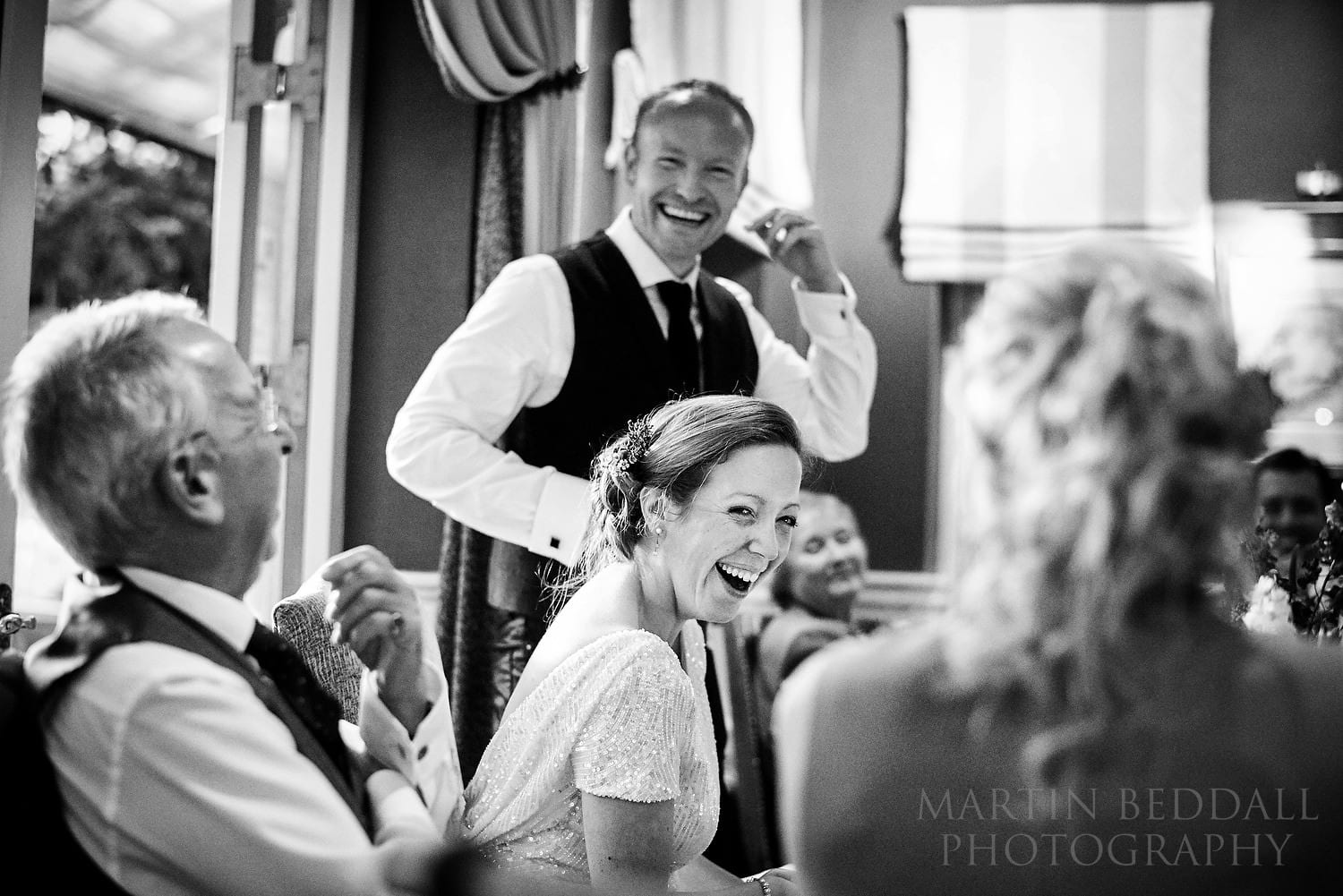 Wedding speeches at The Mill at Gordleton