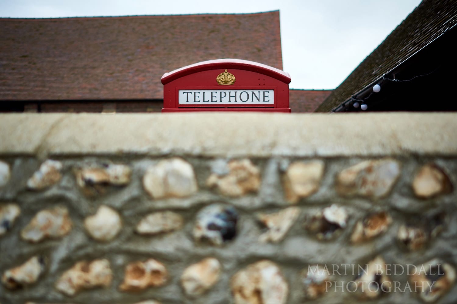 Old Telephone box at Long Furlong Barn