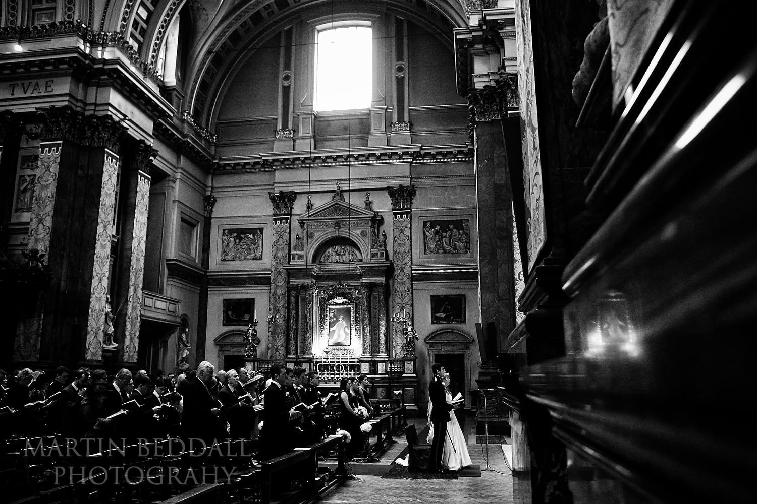 Brompton Oratory wedding ceremony