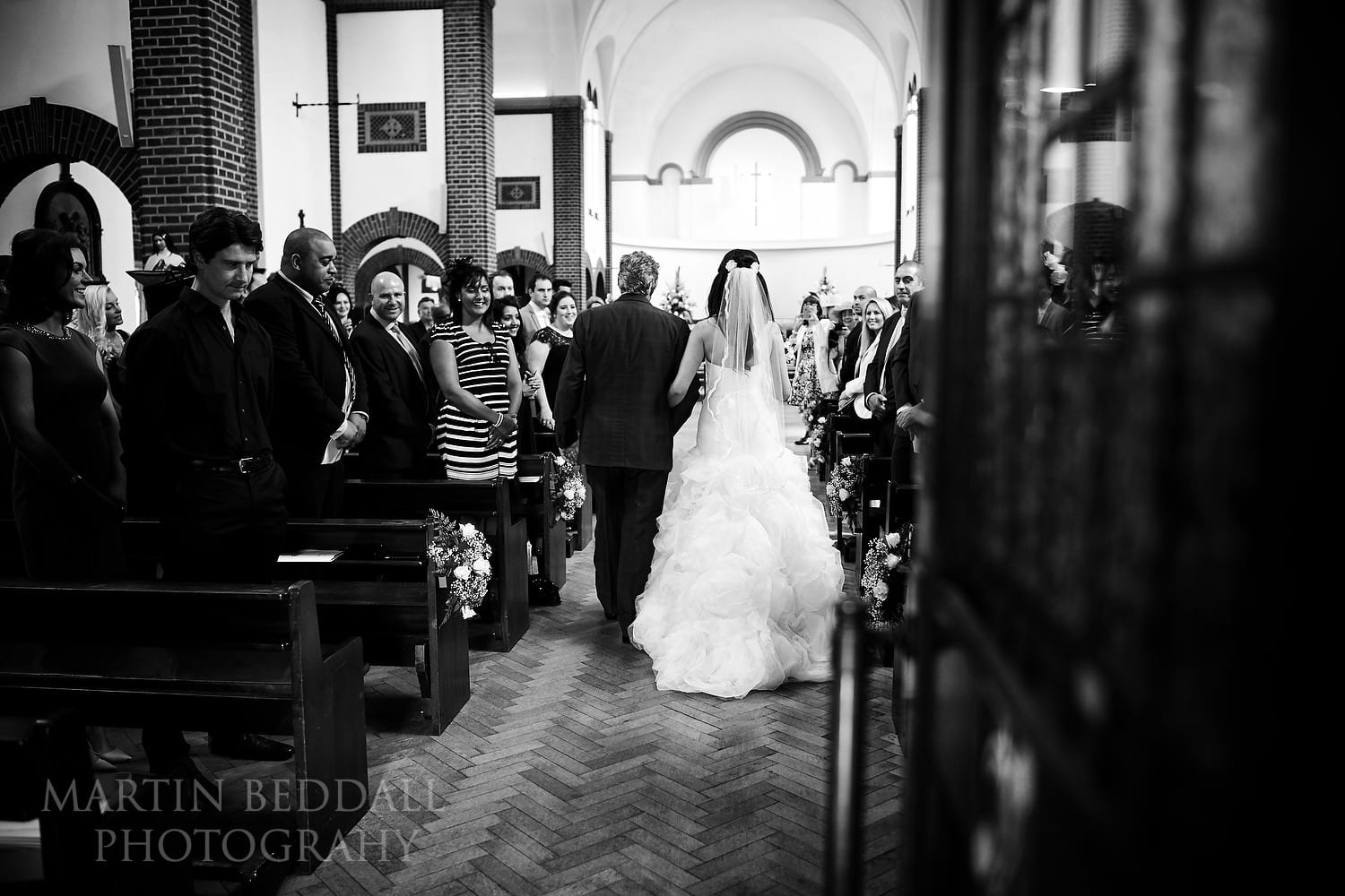 Wedding at St Paul's RC church in Haywards Heath