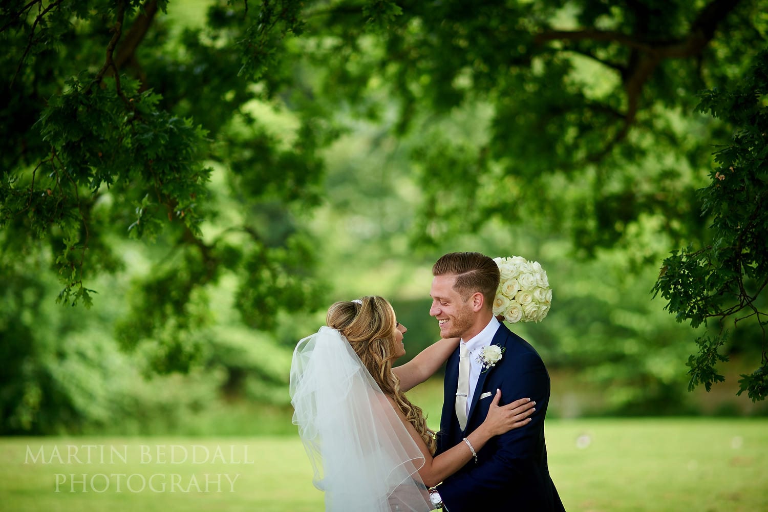 Braxted Park bride and groom