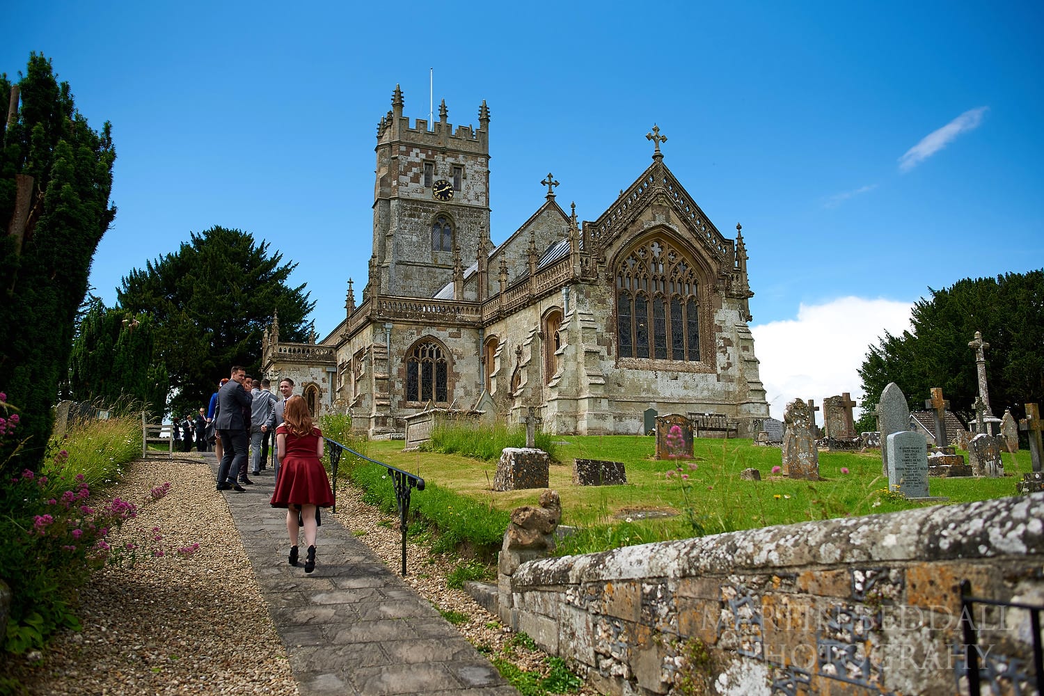 Fontmell Magna church wedding
