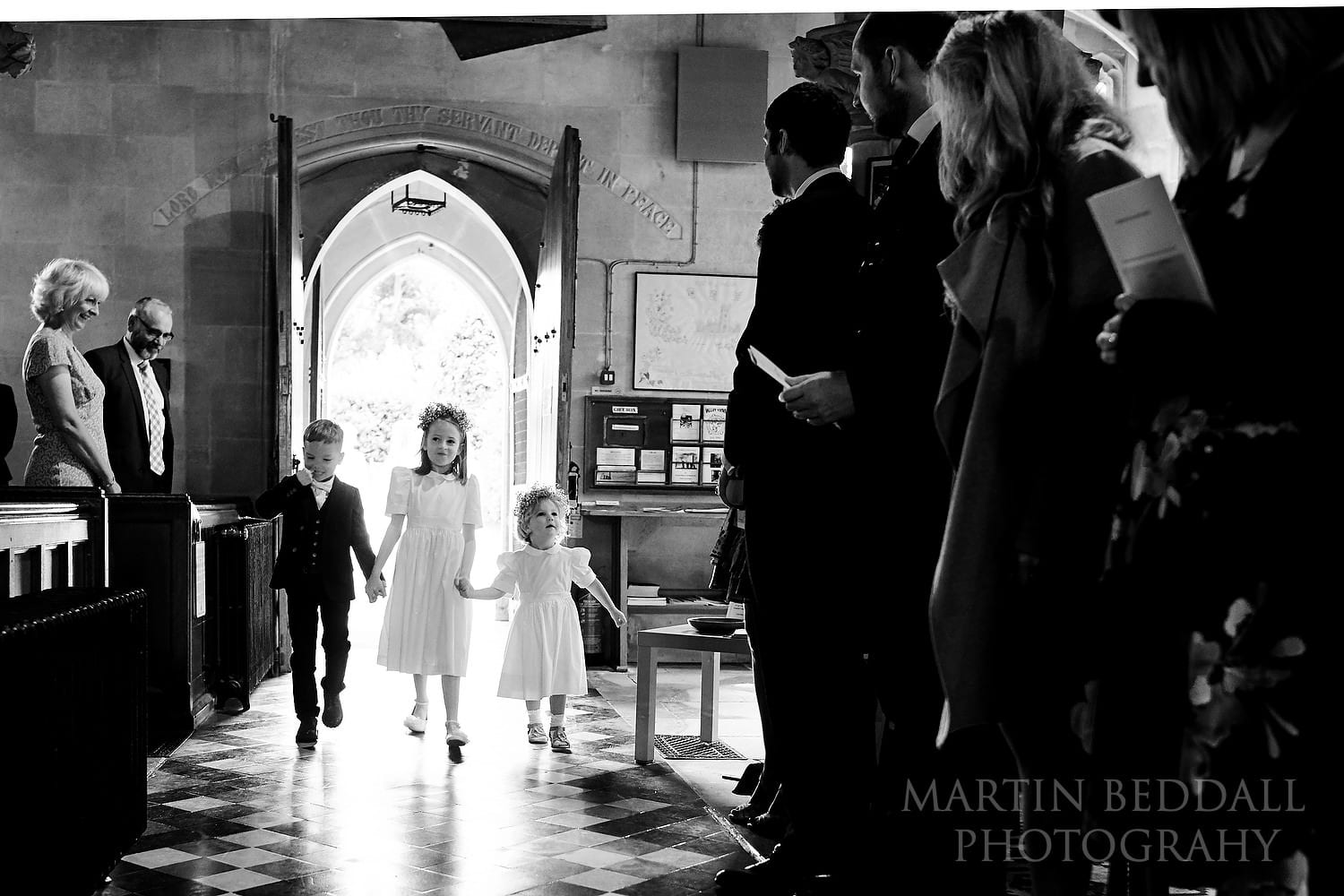 Wedding ceremony begins